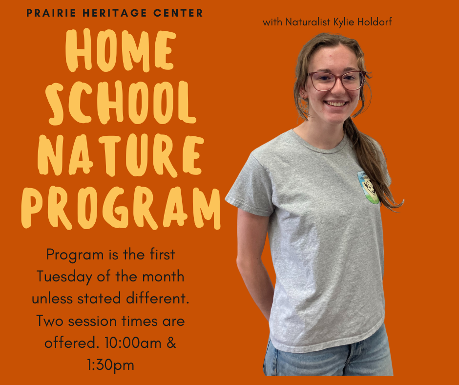 Home School Nature event showing photo of naturalist Kylie smiling.