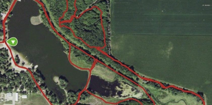 All trails ariel view at Mill Creek Park