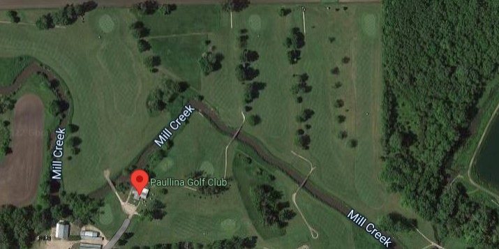 Mill Creek Park golf course ariel photo